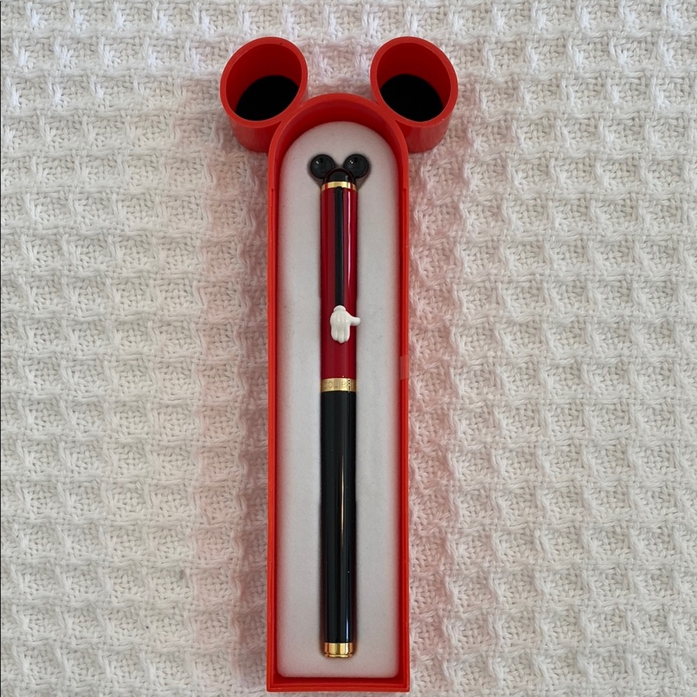 Disney Mickey Mouse Pen with Red Character Case